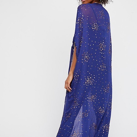 Free People Chateau Embellished Kaftan